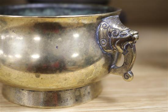 Two Chinese censers